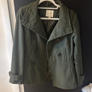 Thread + Supply Double-Breasted Peacoat - S